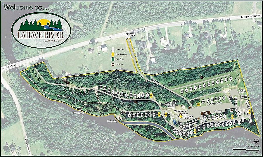 Campground sitemap